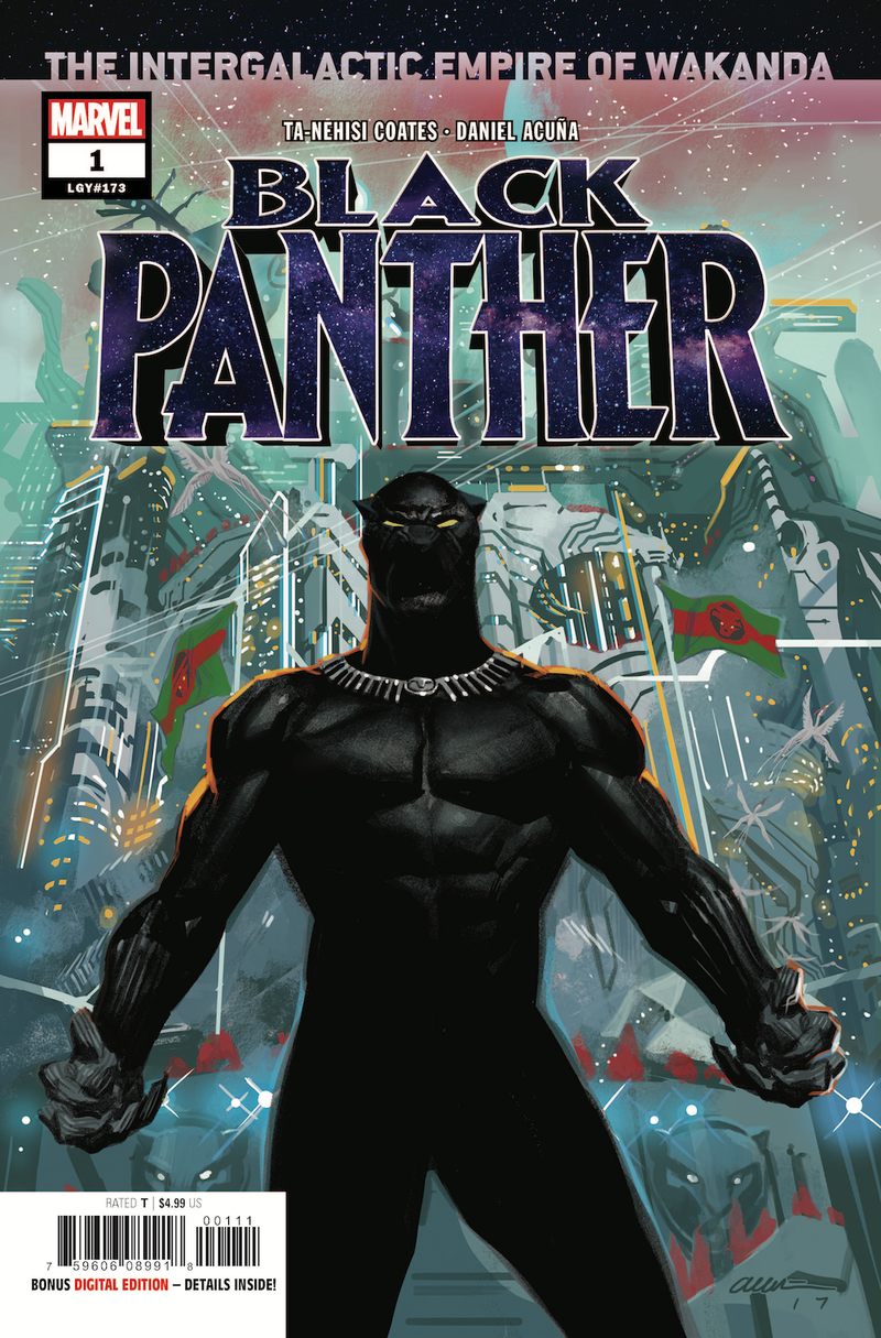 Illustration for article titled Black Panther relaunches into space in this exclusive preview
